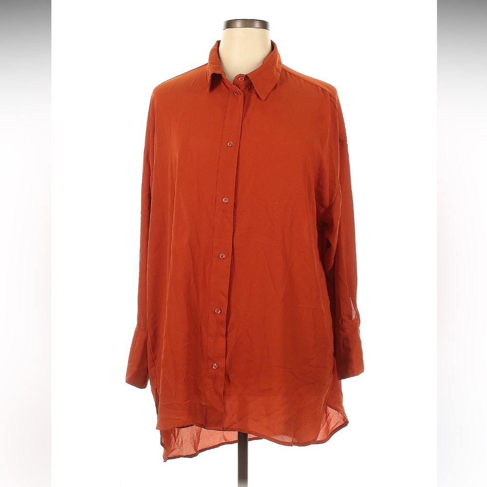 Beautiful Sheer ASOS Oversized Button-Up